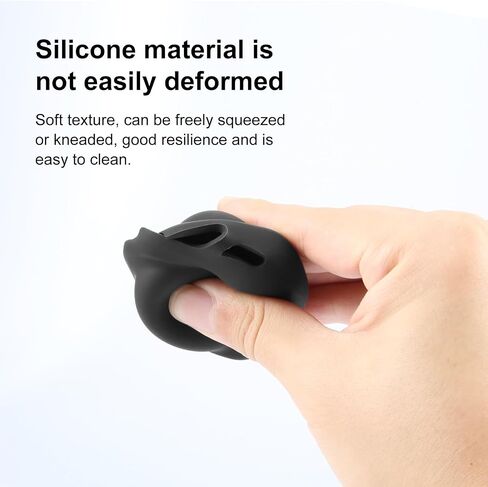 for Insta360 X4 / X5 Silicone Protective Lens Cover (Black) in Saudi Arabia