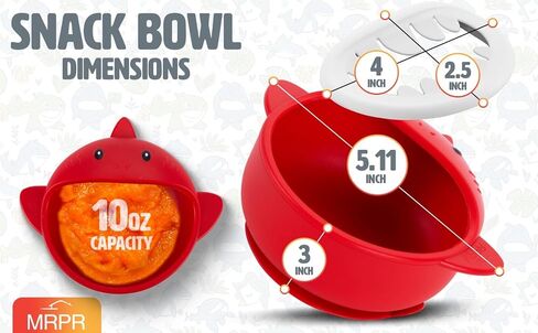 MRPR Hop & Snack Silicone Frog Bowl – Silicone Suction Bowl for Toddlers – BPA-Free, Microwave & Dishwasher Safe – Spill-Resistant, Travel-Friendly in Saudi Arabia