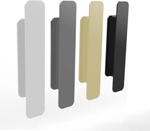 Sliding Door Handle 2pcs Sliding Door Handle White Home Glass Door and Window Sliding Door Push Pull Auxiliary Door with Adhesive Paste Purpose Handle for Dresser(White) in Saudi Arabia