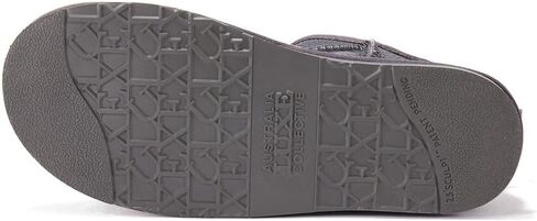 Cosy Ultra Short Buff Boots - Lightweight Comfy Buff Leather Boots for Women's (SMOKE, numeric_8) in Saudi Arabia