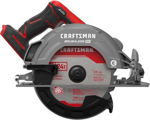 منشار دائري لاسلكي من CRAFTSMAN V20 RP، 7-1/4 بوصة، أداة عارية فقط (CMCS551B) (متجدد) in Kuwait