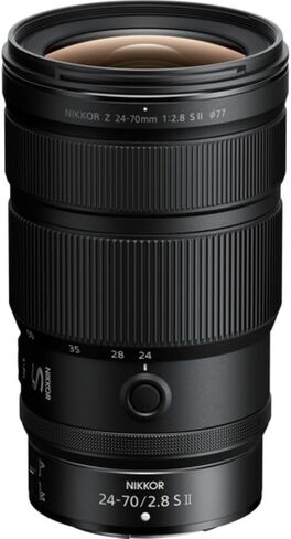 Nikon NIKKOR Z 24-70mm f/2.8 S II Lens Compatible with Nikon Z Mount (Full Frame Bundle with 77mm UV Filter + Lens Cap Keeper + Cleaning Kit + Cleaning Cloth (5 Items) in Saudi Arabia