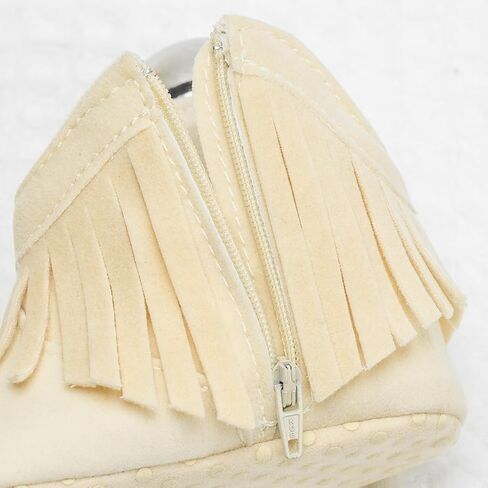 Baby Girls Cowboy Tassel Boots Winter Snow Boots Side Zipper Soft Sole Boots Newborn Warm First Walker Crib Outdoor Shoes in Saudi Arabia