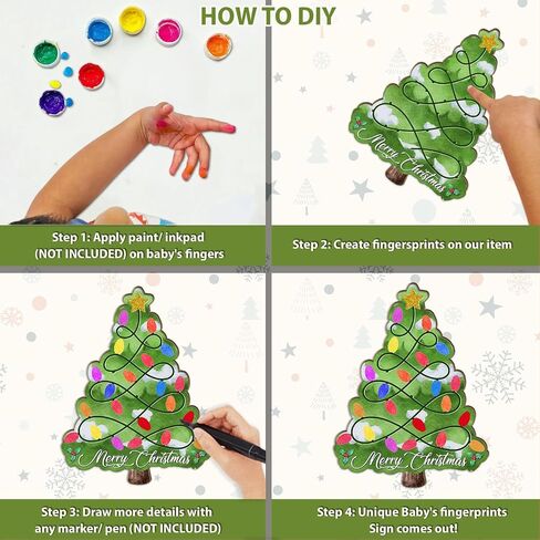بصمة يدوية لعيد الميلاد قفازات حمراء علامة خشبية، أول عيد ميلاد للطفل DIY بصمات يدوية معلقة علامة عيد الميلاد 2025، حرفة فنية لعيد الميلاد، حرفة العطلات، نشاط مدرسي، أطفال صغار، هدية، تذكار للذاكرة in Saudi Arabia