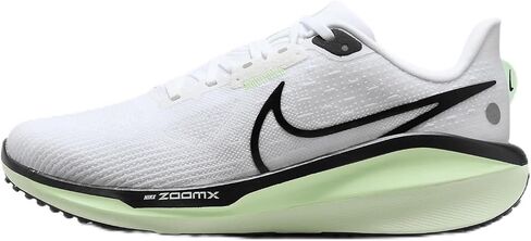 Nike Vomero 17 Women's Road Running Shoes (HF4999-100, White/Vapor Green/Green Strike/Black) Size 8.5 in Saudi Arabia