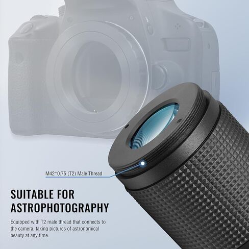 Alstar 2 inch 2.5X Barlow Lens - Bundle with - 1.25 inch 8-24mm Zoom Eyepiece in Saudi Arabia