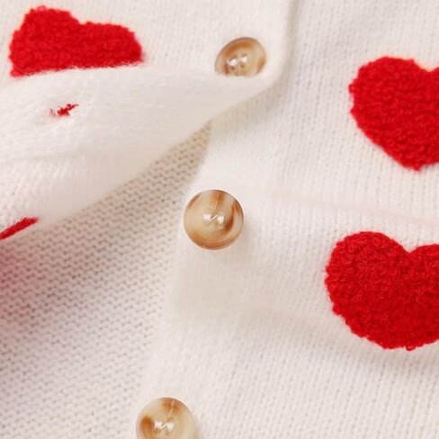 FYMNSI Newborn Baby Sweaters Cardigan Girls Embroidered Knitted Cardigan Outerwear Tops Toddler Christmas Fall Winter Clothes in Saudi Arabia