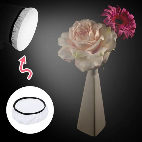 7"/18cm Light Diffuser, 4 Pack Light Diffuser Lamp Sock Soft Cover, White Lamps Shade Diffusers, Standard Cloth Diffusers Lights Sock Lamps for Studio Strobe Reflector, Video Shooting (White) in Saudi Arabia