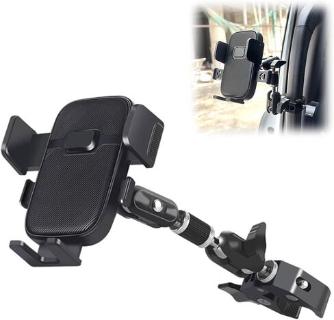 Truck Phone Mount for GMC Savana 2020–2025, Adjustable Arm Phone Mount for Truck Grab Handle, 360° Rotatable Telescopic Arm Holder for Truck, Pickup, SUV, Van,B/Long in Saudi Arabia