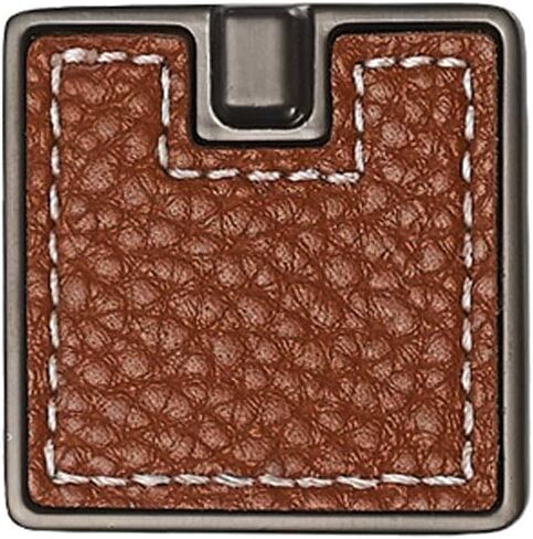 Wardrobe Cabinet Door Handle Soft PU Leather Handles Cupboard Knobs Pull with Screws for Drawer Furniture Hardware(Brown,Distance 35mm) in Kuwait