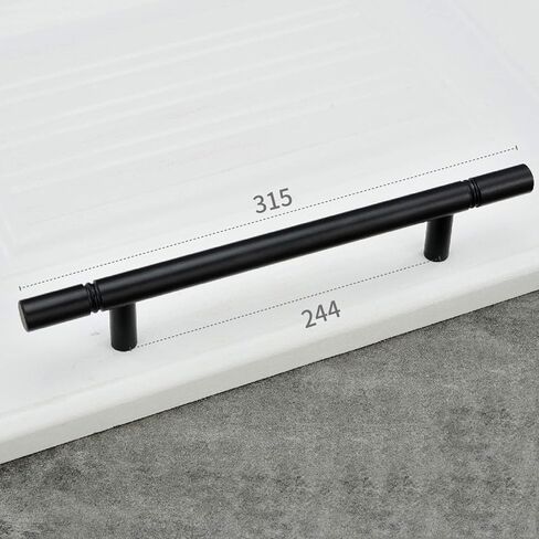 3 pcs Cabinet Pulls Cupboard Door Pull Handles Kitchen Modern Style Drawer Handle for Bedroom Furniture Hardware Accessories(A,Hole Distance 244mm) in Saudi Arabia