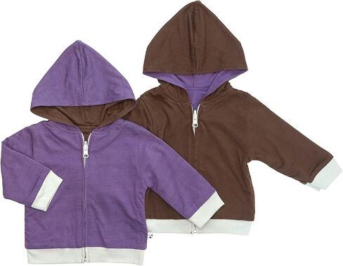 Babysoy Baby & Tot Unisex Reversible Zipper Hoodie Jacket in Kuwait