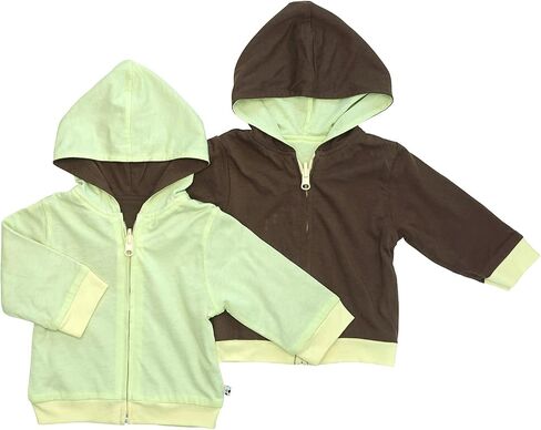 Babysoy Baby & Tot Unisex Reversible Zipper Hoodie Jacket in Kuwait