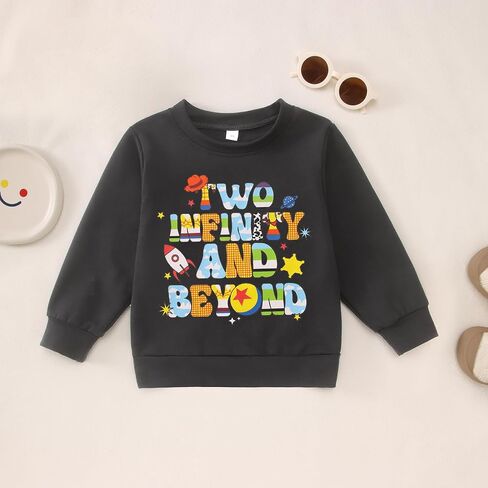 KEKEMI Birthday Boy Sweatshirt Two Years Old Birthday Boy Long Sleeve Shirt 2T B-Day Party Outfit Cute Fall Pullover Clothes in Saudi Arabia