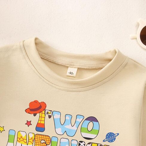 KEKEMI Birthday Boy Sweatshirt Two Years Old Birthday Boy Long Sleeve Shirt 2T B-Day Party Outfit Cute Fall Pullover Clothes in Saudi Arabia