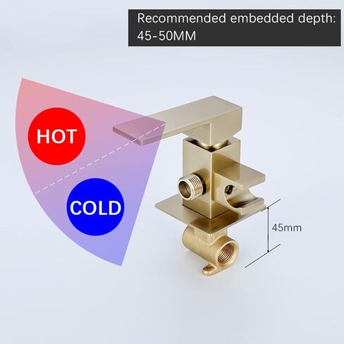 طقم بخاخ مرحاض محمول من النحاس، طقم بخاخ حفاضات من القماش الذهبي المصقول، ماء ساخن وبارد، بخاخ حمام مثبت على الحائط مع خرطوم من الفولاذ المقاوم للصدأ بطول 1.5 متر للغسيل الأنثوي in Kuwait