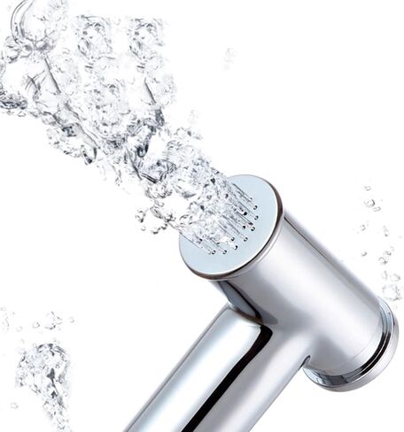 Sprayer Brass HandheldSprayer for Toilet Portable Baby Cloth Diaper SprayerAttachment withHose for Feminine Wash, Pet Washing, Easy to Install, Chrome,A(B) in Kuwait