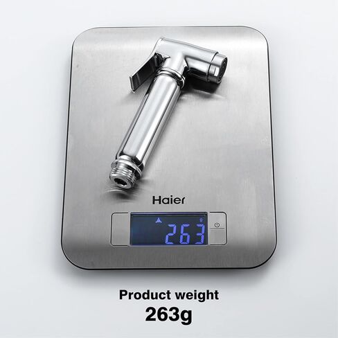 HandheldSprayer Brass Chrome Baby Cloth Diaper Sprayer Portable Hand Held ToiletSprayer Head, for Feminine Wash, Pet Washing, Easy to Install,D(D) in Kuwait