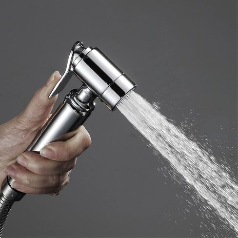 HandheldSprayer Brass Chrome Baby Cloth Diaper Sprayer Portable Hand Held ToiletSprayer Head, for Feminine Wash, Pet Washing, Easy to Install,D(D) in Kuwait