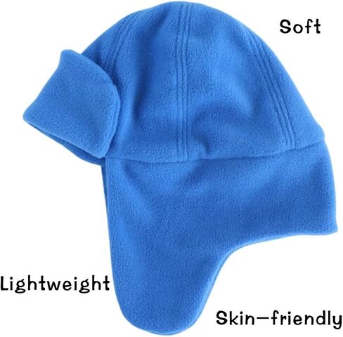 LLmoway Baby Toddler Winter Fleece Hat with Ear Flaps Windproof Trapper Hat Soft Warm Beanie Cap for Boys Girls 6M-4T in Saudi Arabia