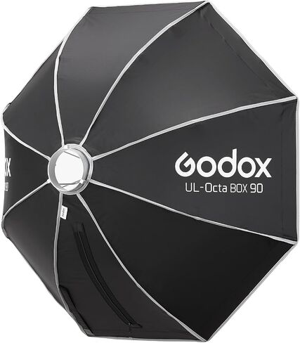 Godox UL-Octa Box 60 Centimeters / 24 Inches Quick Release Octagonal Softbox, Foldable Octa Soft Box with Diffusers & Grid, GODOX Softbox Kit Bowens Mount Softbox for Photography Lighting Flash in Saudi Arabia