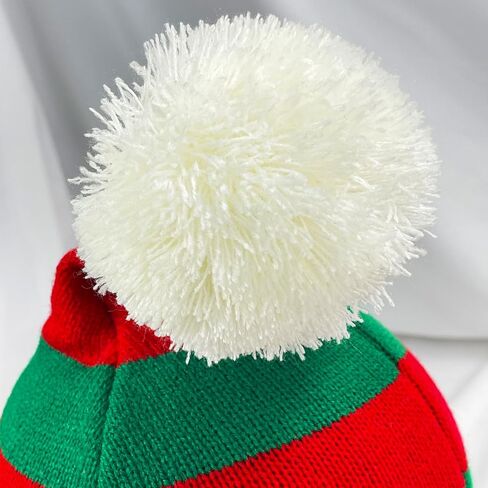 Christmas Elf Knitted Hat for Kids Xmas Beanie Knit Hat for Children in Saudi Arabia