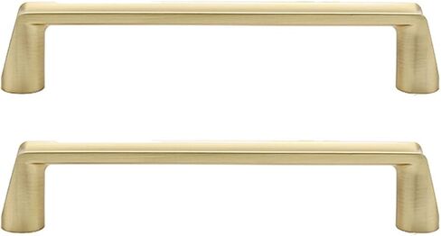 2 Pieces Kitchen Handles with Screws Zinc Alloy Cabinet Cupboard Handle Pull Door Set for Drawer Bedroom Furniture(B,Hole Distance 128mm) in Kuwait