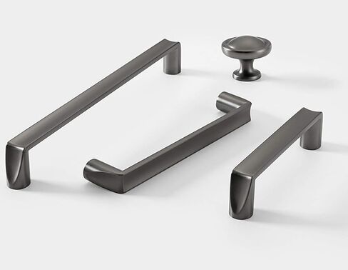 2 Pieces Kitchen Handles with Screws Zinc Alloy Cabinet Cupboard Handle Pull Door Set for Drawer Bedroom Furniture(A,Hole Distance 192mm) in Saudi Arabia