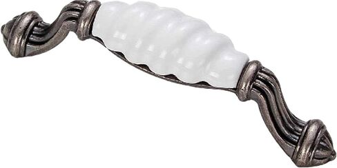 Ceramic Door Knobs Kitchen Cabinet Hardware Handles Zinc Alloy Antique Drawer Pull Cupboard(D,Single Hole) in Kuwait