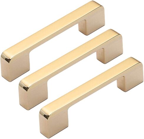 3 Pieces Drawer Handle Cabinet Handles Kitchen Cupboard Pull Bedroom Furniture Door Knobs for Wardrobes DIY Tools(Total Length 105mm) in Saudi Arabia