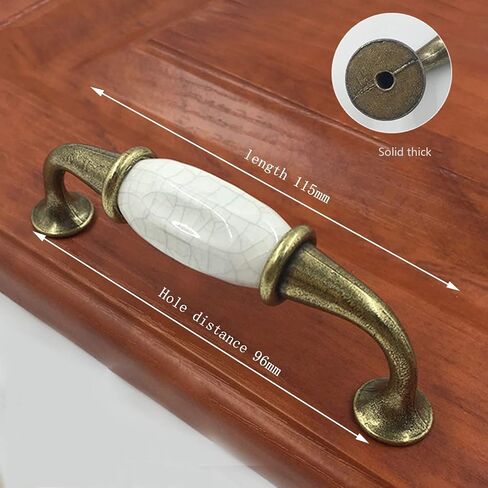 4pcs Kitchen Cabinet Door Knobs Antique Zinc Alloy Cupboard Handles Dresser Drawer Chest of Drawers Vintage Handle(Single Hole) in Saudi Arabia