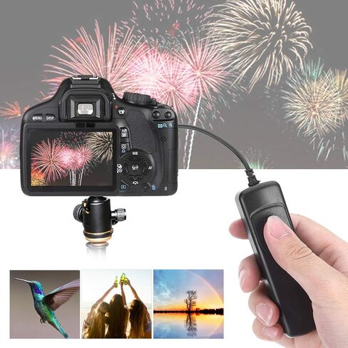 RS‑60E3 كاميرا مصراع التحكم عن بعد الإصدار وصلة كابل ل 500d 450d 700D 650D 550D 60D 600d in Saudi Arabia