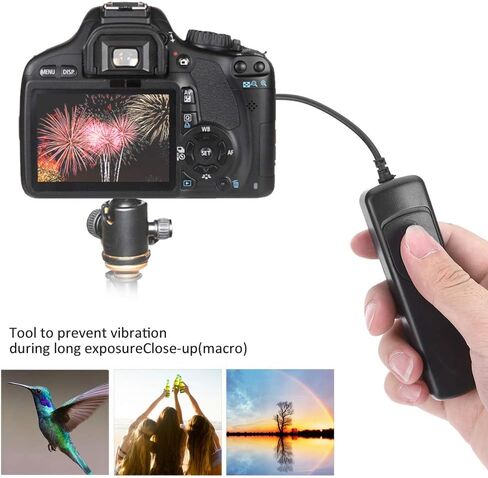 RS‑60E3 كاميرا مصراع التحكم عن بعد الإصدار وصلة كابل ل 500d 450d 700D 650D 550D 60D 600d in Saudi Arabia