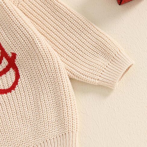 Unisex Baby Christmas Knit Sweater Long Sleeve Crewneck Pullover Sweatshirt Toddler Fall Winter Clothes in Saudi Arabia