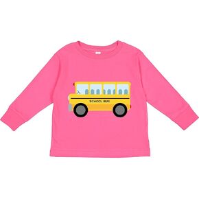 تي شيرت للأطفال الصغار بأكمام طويلة من Inktastic School Bus in Saudi Arabia