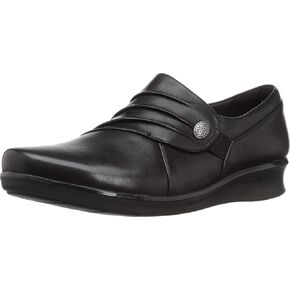 Clarks Women's Hope Roxanne Loafer, Black Leather, 9 M US in Saudi Arabia