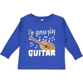 inktastic I'm Gonna Play Guitar- Music Toddler Long Sleeve T-Shirt in Kuwait