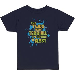 The Twos aren't Terrible I'm Having a Blast Toddler Kids T-Shirt in Kuwait