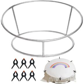 حامل تصوير فوتوغرافي لخلفية حديثي الولادة مصنوع من الفولاذ المقاوم للصدأ للتصوير الفوتوغرافي للرضع مع 6 مشابك لالتقاط الصور في استوديو الطفل ومحطة خلفية كيس القماش للسفر ومجموعة حامل سريعة التجميع in Kuwait