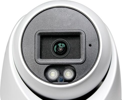 كاميرا IP للأمان بدقة 5 ميجابكسل من Sinis، كاميرا مراقبة خارجية داخلية PoE، سلكية تعمل فقط مع NVR، رؤية ليلية ذكية بالأشعة تحت الحمراء بطول 100 قدم، كشف الإنسان والحركة، IP67، عدسة 2.8 مم، ميكروفون مدمج in Kuwait