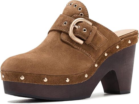 Madewell Women's Finneas Clog-Suede Buckle in Saudi Arabia