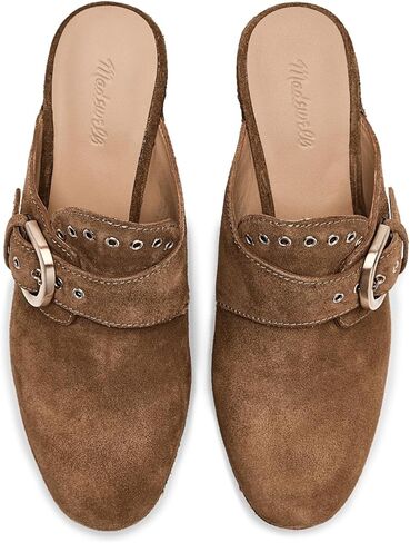 Madewell Women's Finneas Clog-Suede Buckle in Saudi Arabia