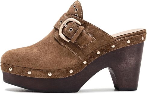 Madewell Women's Finneas Clog-Suede Buckle in Saudi Arabia