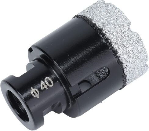 Generic Vacuum Brazed Drill Core Bits Drilling Hole Saw Opener, M14 Black 40mm, 1 Count in Saudi Arabia