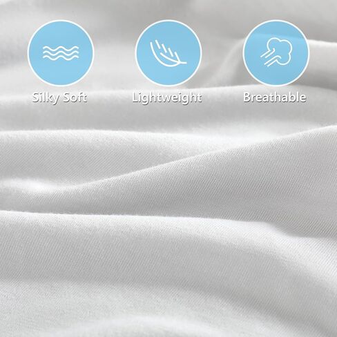 ملاءات سرير أطفال صغيرة من TILLYOU - ملاءة ناعمة متماسكة للعبة Pack N Play، ملاءات سرير صغيرة من الألياف الدقيقة، ملاءة سرير للأطفال مكونة من قطعتين، قابلة للغسل في الغسالة، 91.44 سم × 60.96 سم، أخضر فاتح ورمادي فاتح in Kuwait