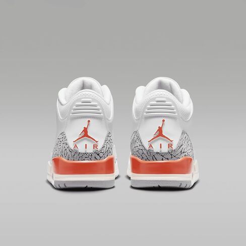 NIKE Air Jordan 3 Retro Women's Shoes (CK9246-121, White/Sail/Cement Grey/Cosmic Clay) Size 7.5 in Saudi Arabia