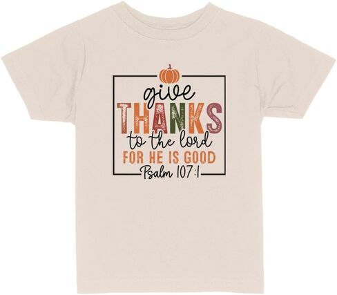Give Thanks to The Lord Toddler Kids T-Shirt in Saudi Arabia