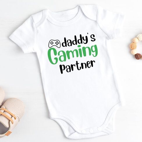 بدلة الطفل الجديدة من Daddy's Gaming Partner | هدية أبي اللاعب | بذلة جيمر بيبي in Saudi Arabia