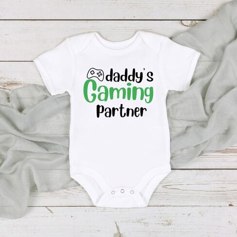 بدلة الطفل الجديدة من Daddy's Gaming Partner | هدية أبي اللاعب | بذلة جيمر بيبي in Saudi Arabia