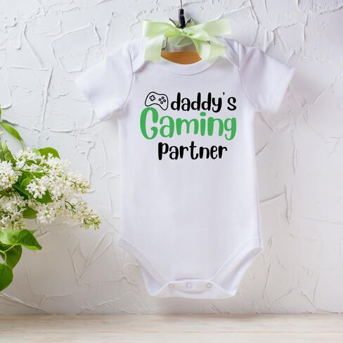 بدلة الطفل الجديدة من Daddy's Gaming Partner | هدية أبي اللاعب | بذلة جيمر بيبي in Saudi Arabia